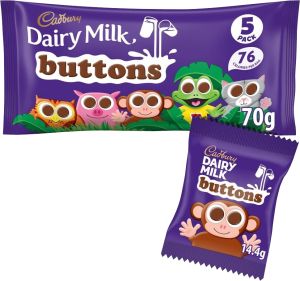 Milk Chocolate Buttons 5 Pack  70g (2.5oz)