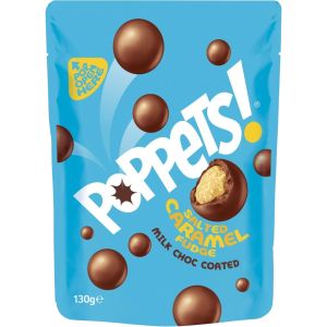 Poppets Salted Caramel Pouch 130g (4.6oz)