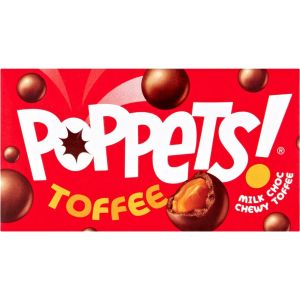 Poppets Chew Toffee 36g (1.3oz) 6 Pack