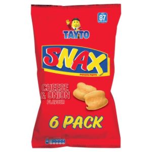 Tayto Snax 6 Pack 102g (3.6oz)