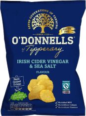 O' Donnells Salt & Vinegar 47.5g (1.7oz) 8 Pack