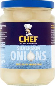 Chef Silverskin Onions 355g (12.5oz)