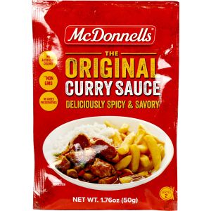 McDonnells Original Curry 50g (1.8oz) 4 Pack