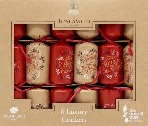 Tom Smith Kraft Tree Cracker (6 x 8" Pk) x 12