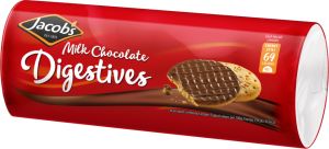 Jacobs Chocolate Digestives  300g (10.6oz)-Sell by 3/31/2025