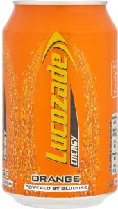 Lucozade Orange Can 330ml (11.2fl oz) 6 Pack