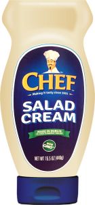 Chef Salad Cream Squeezy  440g (15.5oz)-Sell by 8/12/2024