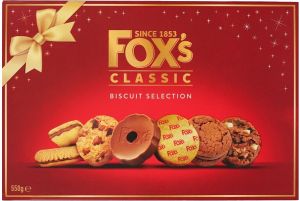 Fox's Fabulous Classic Biscuit Carton 550g (19.4oz)-Sell by 3/22/2025