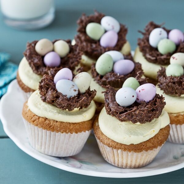 Easter Cupcakes with Nests - Food Ireland Irish Recipes